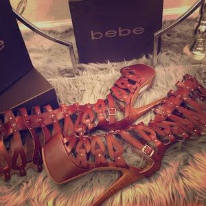 Bebe Tacorda Sandal Platform Heel